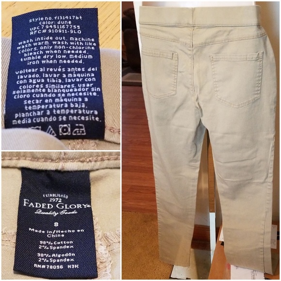 Women's Jeggings - Tan Sculpted Ankle, Stretch - Picture 6 of 8